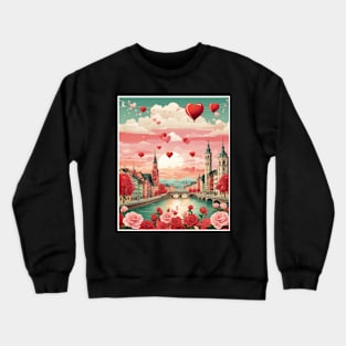 Germany Valentine's Day Vintage Retro 2 Crewneck Sweatshirt